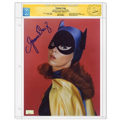 Yvonne Craig Autographed 1966 Batman Batgirl 8x10 Photo * CGC Signature Series
