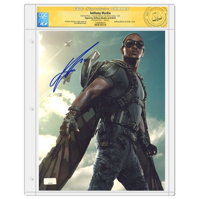 Anthony Mackie Autographed Captain America: The Winter Soldier Falcon 8x10 Photo * CGC Signature Series