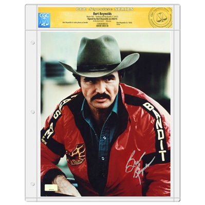 Burt Reynolds Autographed Smokey and the Bandit 8x10 Photo * CGC Signature Series