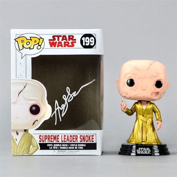 Andy Serkis Autographed Star Wars The Last Jedi Supreme Leader Snoke POP Vinyl Figure 199