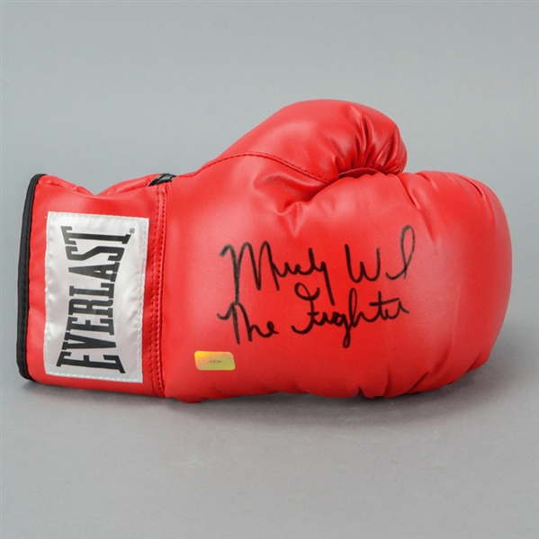 Micky Ward Autographed 2010 The Fighter Everlast Boxing Glove with The Fighter Inscription