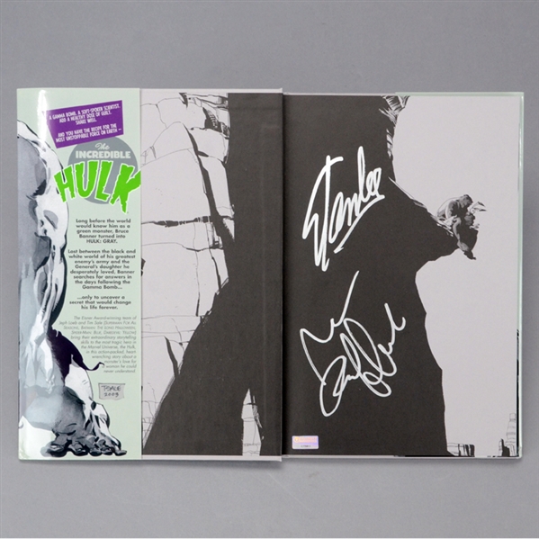 Mark Ruffalo and Stan Lee Autographed Hulk Gray Book