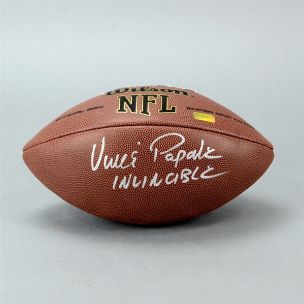 Vince Papale Autographed 2006 Invincible Official NFL Football