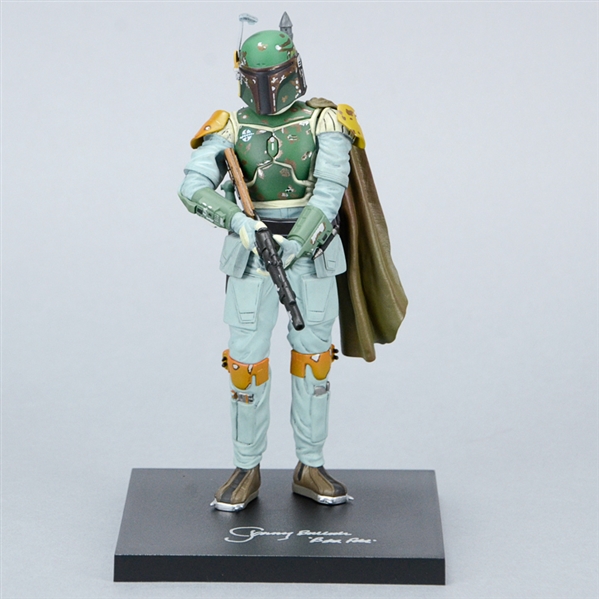 Jeremy Bulloch Autographed Kotobukiya Star Wars The Empire Strikes Back Boba Fett Cloud City ArtFX Statue