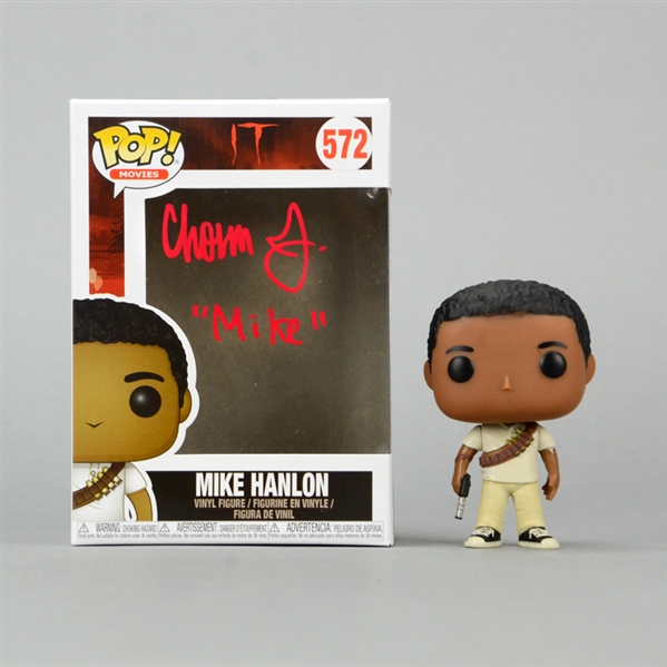 Chosen Jacobs Autographed IT 2017 Mike Hanlon POP Vinyl Figure #572 with Mike Inscription