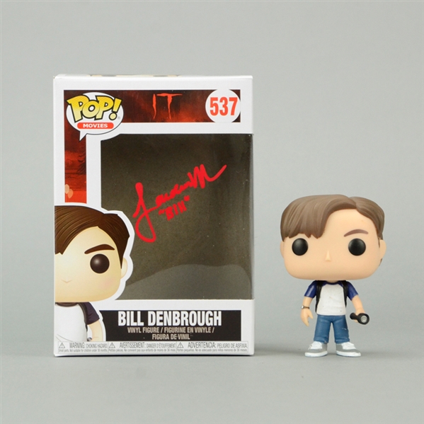 Jaeden Lieberher Autographed IT 2017 Bill Denbrough POP Vinyl Figure #537 with Bill Inscription