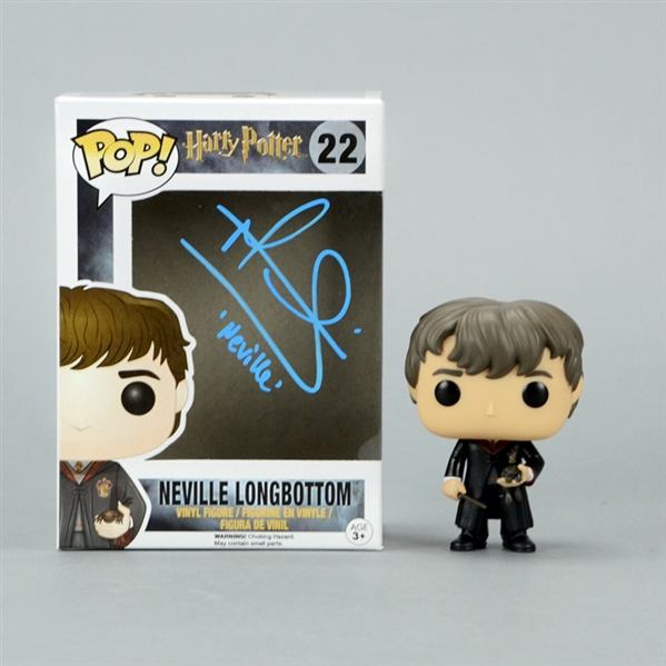 Matthew Lewis Autographed Harry Potter Neville Longbottom POP Vinyl Figure #22 with Neville Inscription