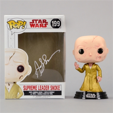 Andy Serkis Autographed Star Wars The Last Jedi Supreme Leader Snoke POP Vinyl