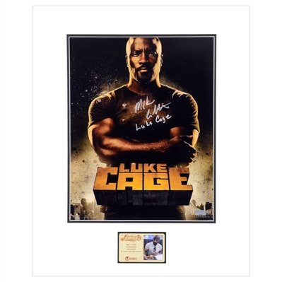 Mike Colter Autographed Luke Cage 11x14 Matted Photo