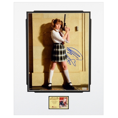 Chloe Grace Moretz Autographed Hit-Girl 11x14 Matted Photo