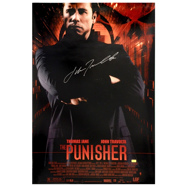 John Travolta Autographed The Punisher (2004) Original 27x40 Poster