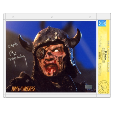 Bill Moseley Autographed 1992 Army of Darkness Deadite Captain 8x10 Close Up Photo * CGC Signature Series
