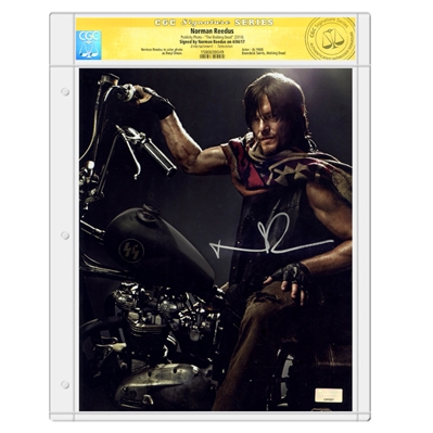 Norman Reedus Autographed The Walking Dead Daryl 8x10 Photo * CGC Signature Series