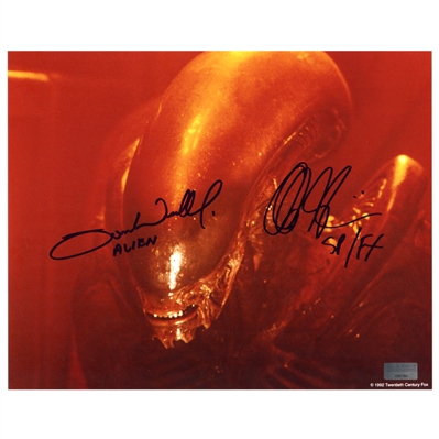 Alec Gillis and Tom Woodruff Jr. Autographed 8×10 Alien Haze Photo