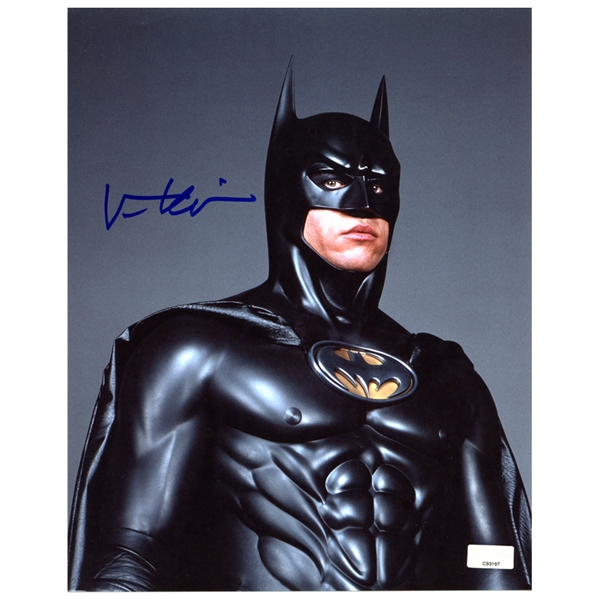 Val Kilmer Autographed Batman 8x10 Studio Photo