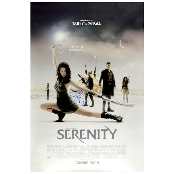 Summer Glau Autographed 2005 Serenity Original Double Sided 27x40 Movie Poster