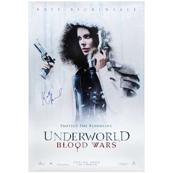 Kate Beckinsale Autographed 2016 Underworld: Blood Wars 27x40 Single Sided Poster