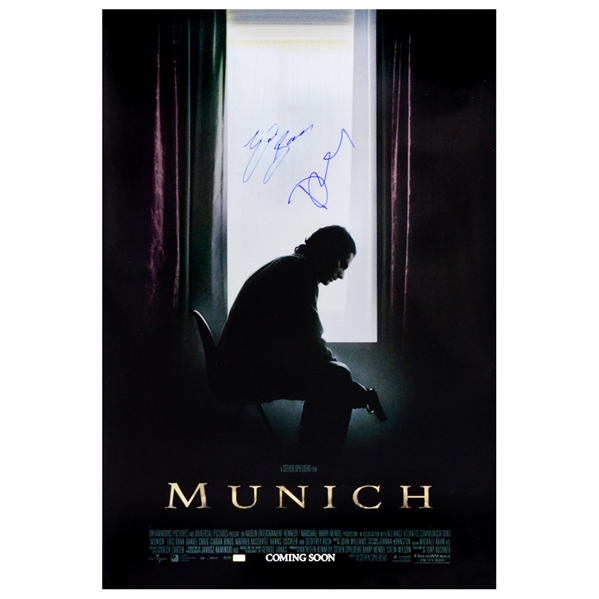 Daniel Craig & Eric Bana Autographed 2005 Munich 27×40 Original Double Sided Movie Poster