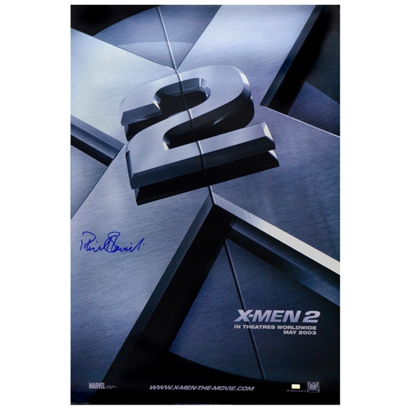 Patrick Stewart Autographed 2003 X-Men 2 27x40 Poster 