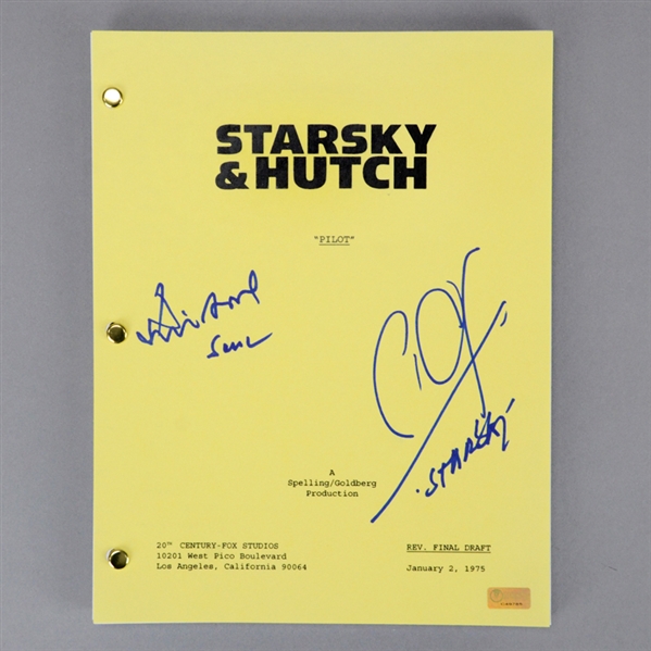 David Soul and Paul Michael Glaser Autographed Starsky and Hutch Pilot Script