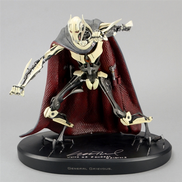 Matthew Wood Autographed Star Wars: Revenge of the Sith Attakus 16.5 inch General Grievous Statue