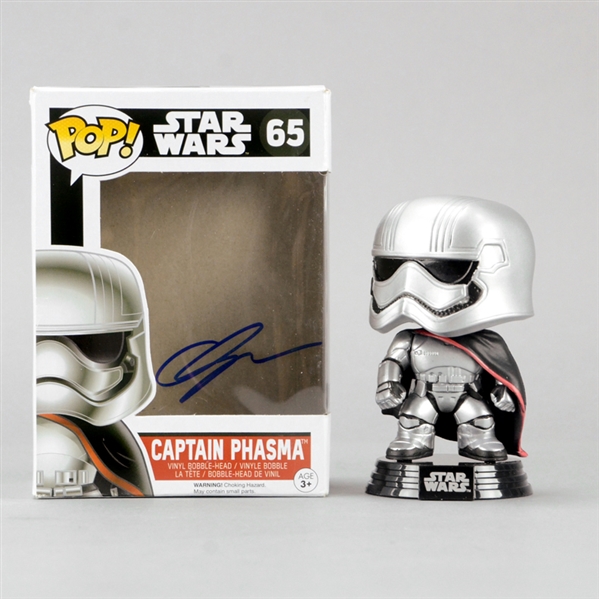 Gwendoline Christie Autographed Star Wars: The Force Awakens Captain Phasma POP Vinyl Figure #65