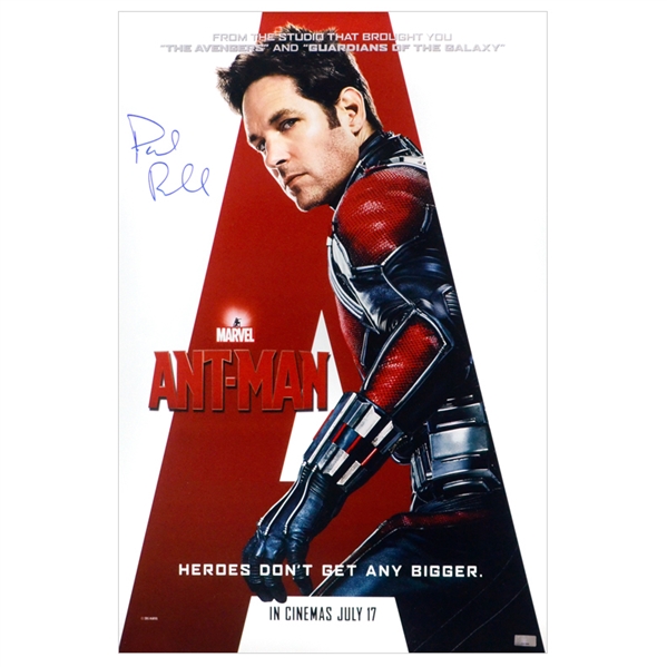 Paul Rudd Autographed Ant-Man 16x24 Movie Poster