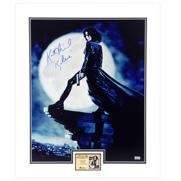 Kate Beckinsale Autographed Underworld Death Dealer 16x20 Matted Photo