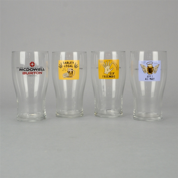 2016 Keeping Up With The Joneses Wrap Party Gift Set * Four 20 oz Glasses with Logos
