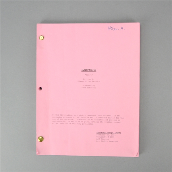 2011 Production Shooting Script for Partners Pilot 