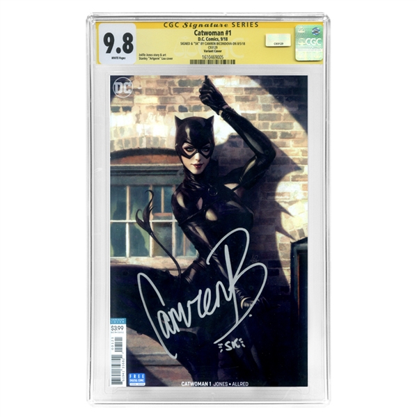 Camren Bicondova Autographed 2018 Catwoman #1 CGC Signature Series 9.8 