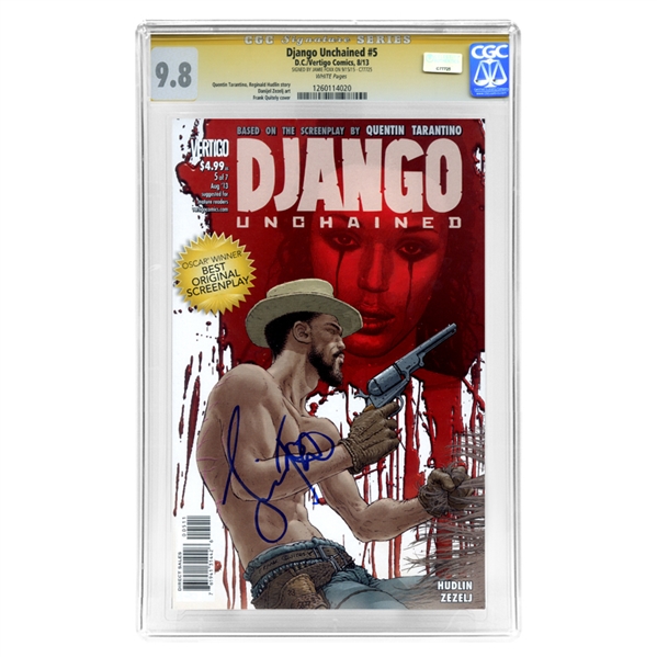 Jamie Foxx Autographed 2013 Django Unchained #5 CGC SS 9.8 Comic
