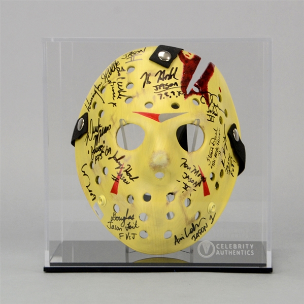  Friday the 13th Jason Voorhees Cast Autographed Mask Series 2