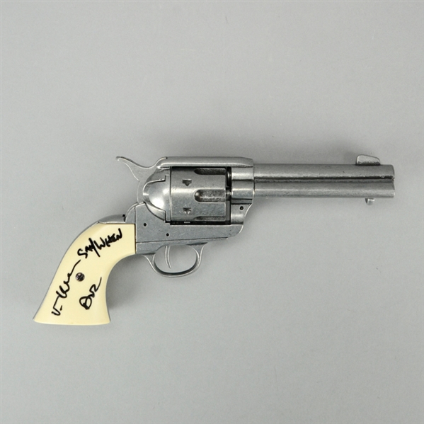 Val Kilmer Autographed Tombstone Doc Holiday Quick Draw Revolver w/ Doc Inscription