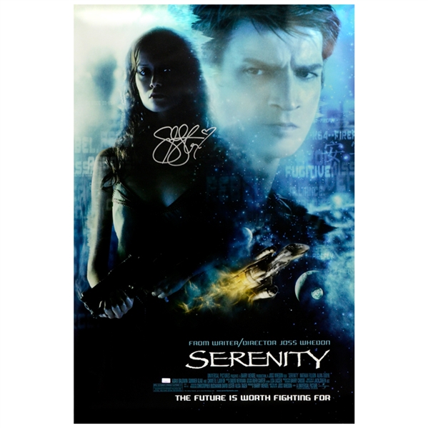 Summer Glau Autographed 2005 Serenity 27x40 Original Movie Poster