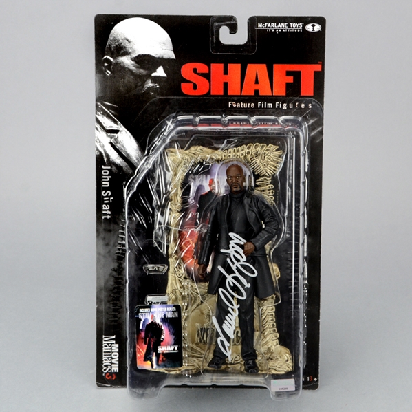 Samuel L. Jackson Autographed McFarlane Toys Movie Maniacs Series 3 Shaft Action Figure John Shaft