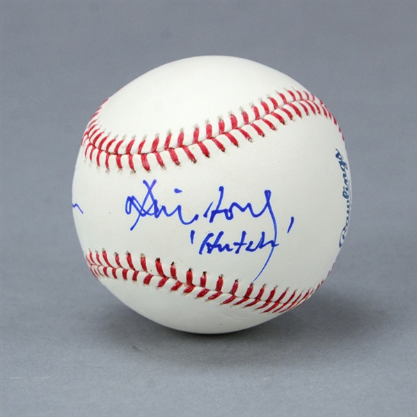 David Soul and Paul Michael Glaser Starsky & Hutch Autographed Official MLB Baseball