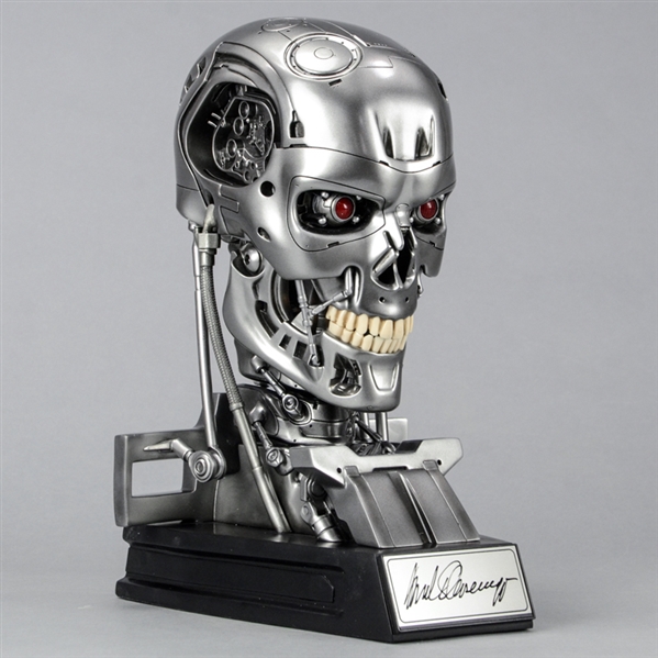 Arnold Schwarzenegger Autographed Terminator T-800 Endoskeleton 1:1 Scale Prop Bust