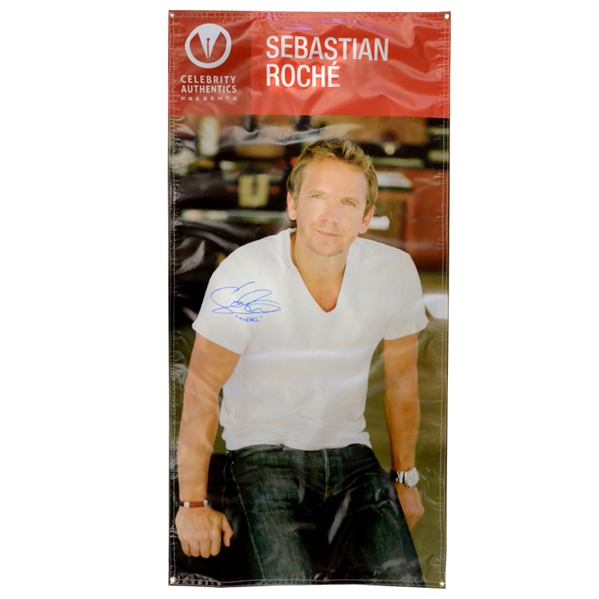 Sebastain Roche Autographed 2012 Dragon Con Show Banner 