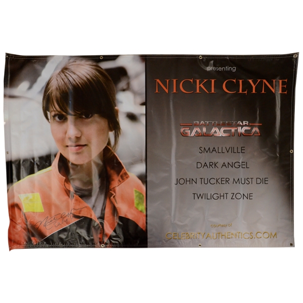 Nicki Clyne  Autographed 2011 New York Comic Con Show Banner 