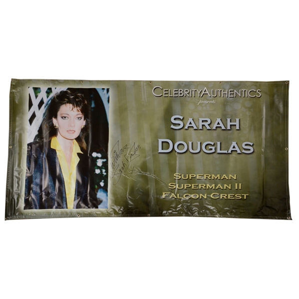 Sarah Douglas Autographed 2010 New York Comic Con Show Banner 