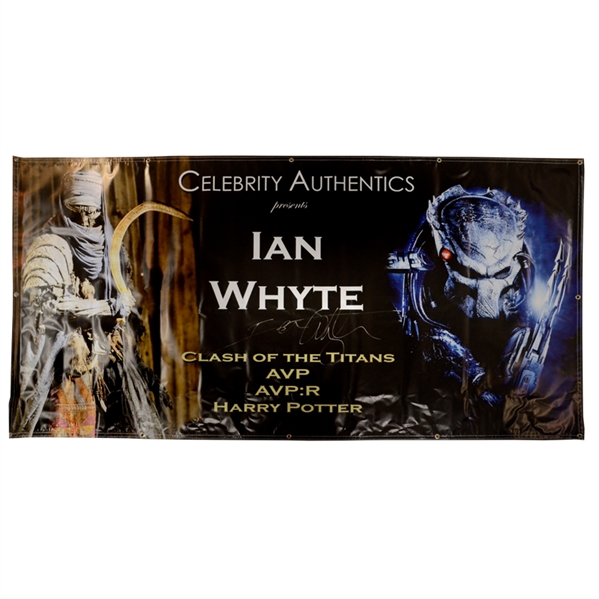 Ian Whyte Autographed 2010 New York Comic Con Show Banner