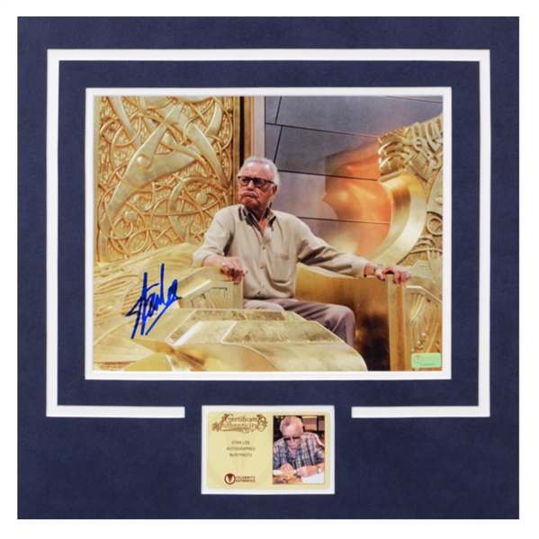 Stan Lee Autographed King of Asgard 8x10 Matted Photo