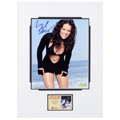 Michelle Rodriguez Autographed 8x10 Swim Suit Matted Photo