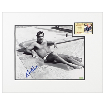 Burt Reynolds Autographed Pool Party 11x14 Matted Photo