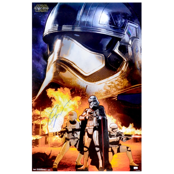  Gwendoline Christie Autographed 2015 Star Wars: The Force Awakens Captain Phasma Assault 22.5×34 Poster