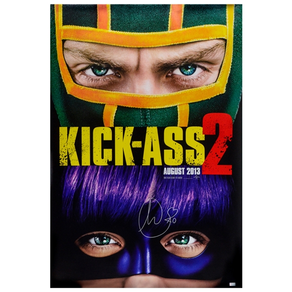 Chloë Grace Moretz Autographed 2013 Kick-Ass 2 Original Advance 27x40 Movie Poster