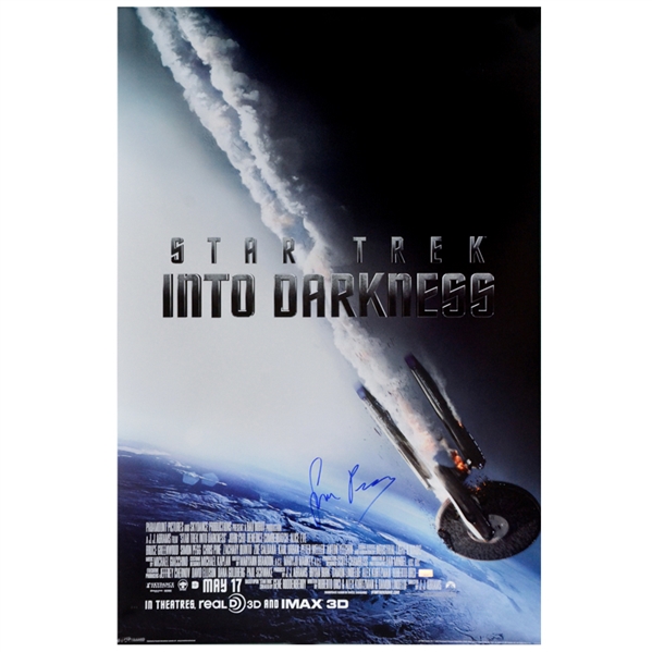 Simon Pegg Autographed 2013 Star Trek: Into Darkness 24x36 Poster