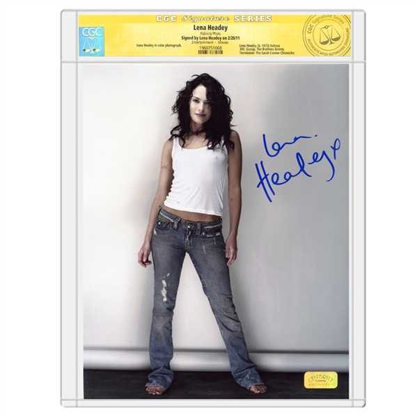 Lena Headey Autographed 8×10 Studio Photo *CGC Signature Series