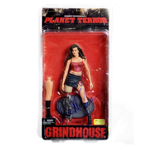 Rose McGowan Autographed Planet Terror Cherry Darling Action Figure w/ Cherry Darling Inscription